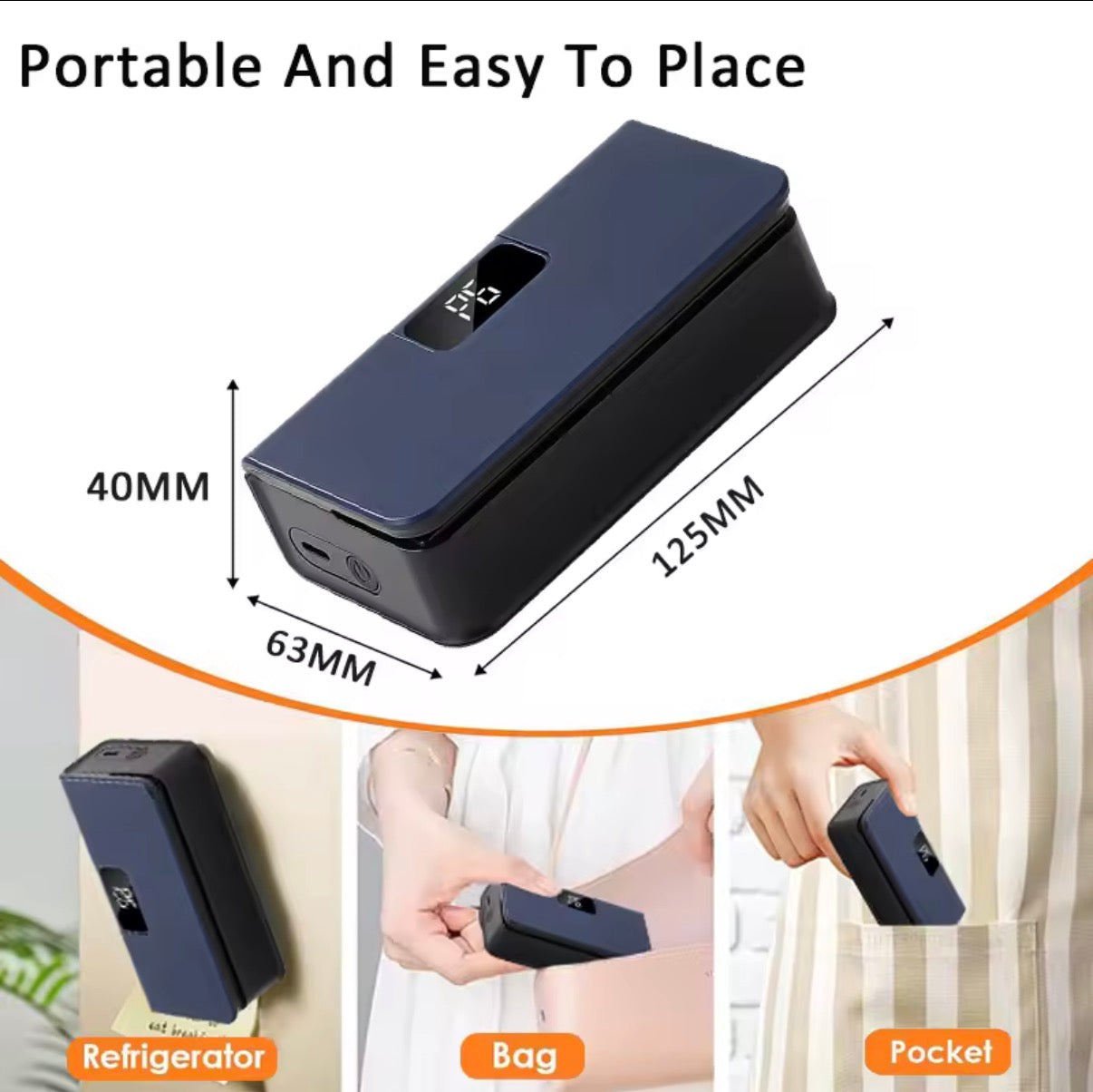 FreshLock™ Mini Heat Bag Sealer | 2-in-1 Portable Food Bag Resealer
