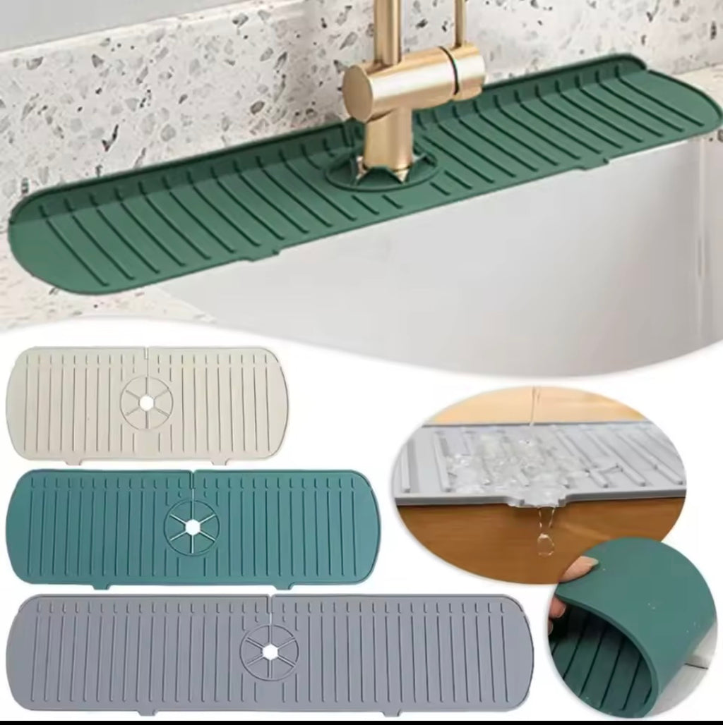 DryGuard™ Silicone Faucet Splash Mat
