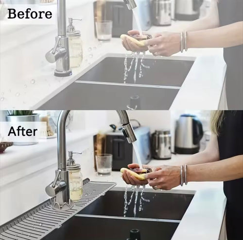DryGuard™ Silicone Faucet Splash Mat